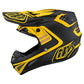 Troy Lee Designs Casco Se4 Carbon Flash Black/Yellow MIPS - procircuitcl