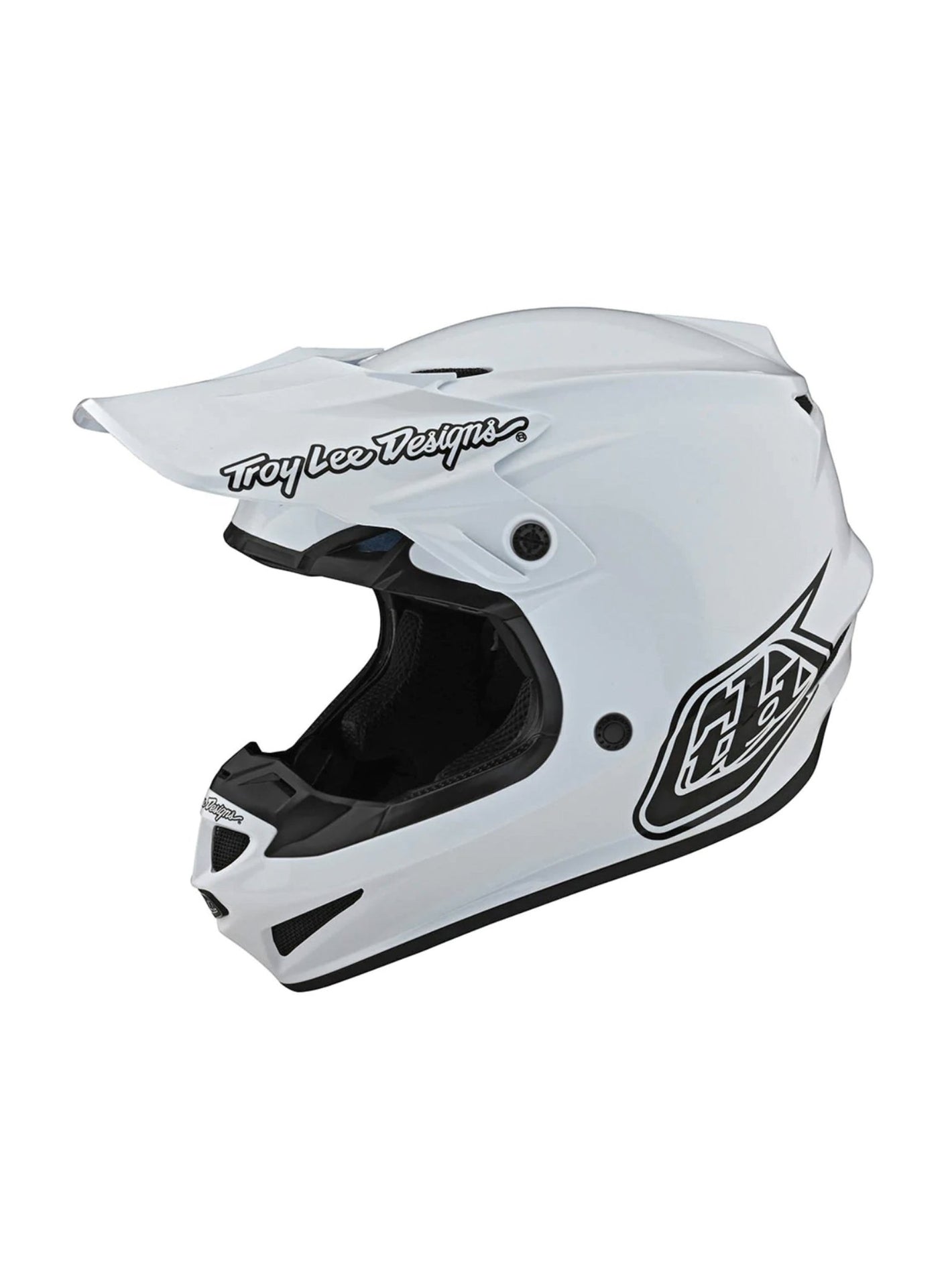 Troy Lee Designs Casco SE4 Polyacrylite Mono Blanco - procircuitcl