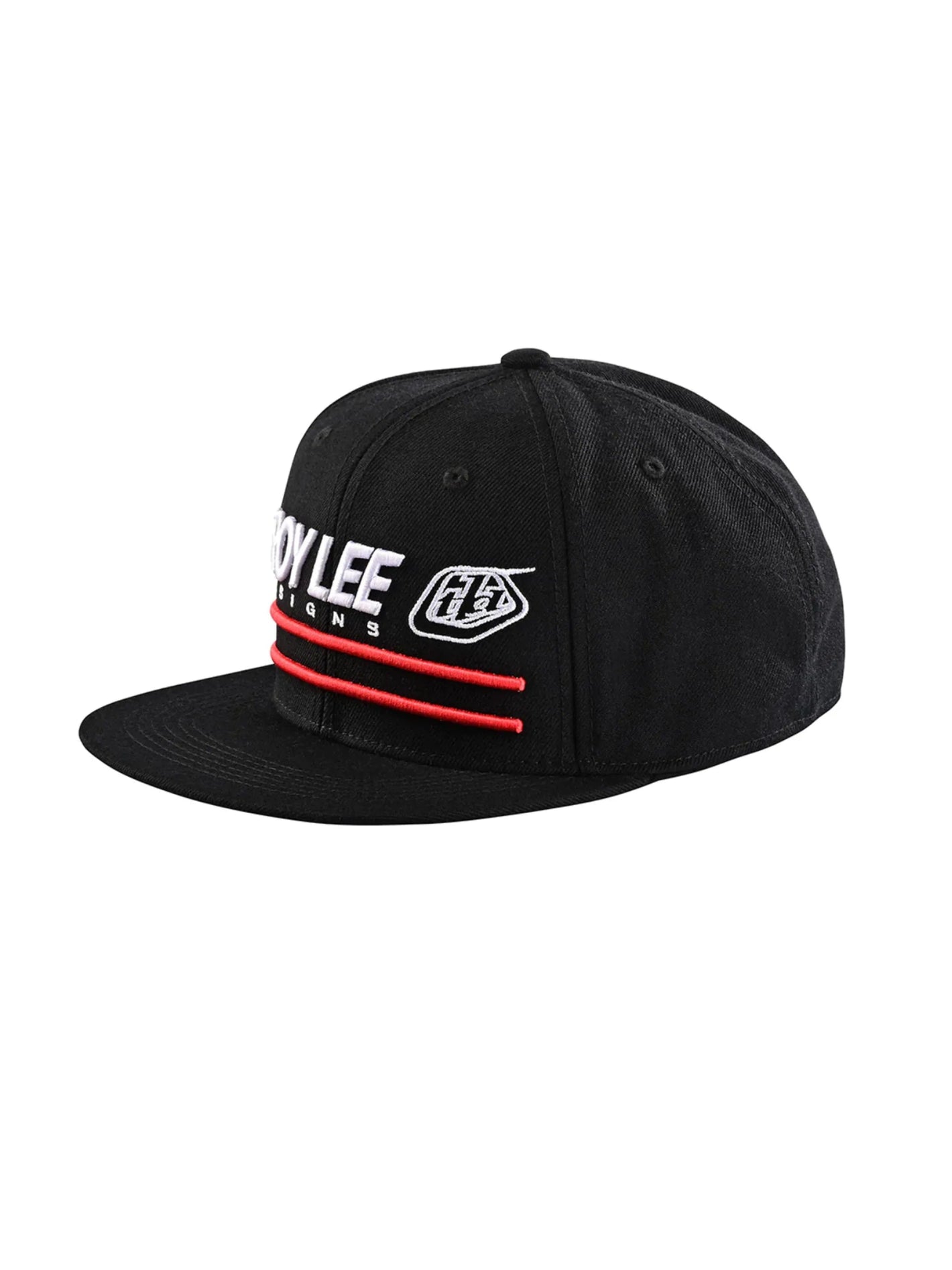 Troy Lee Designs Jockey Snapback Drop In Negro / Blanco - procircuitcl