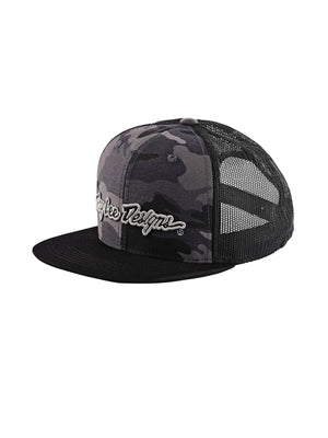 Troy Lee Designs Jockey Snapback Signature Camo Negro / Silver - procircuitcl
