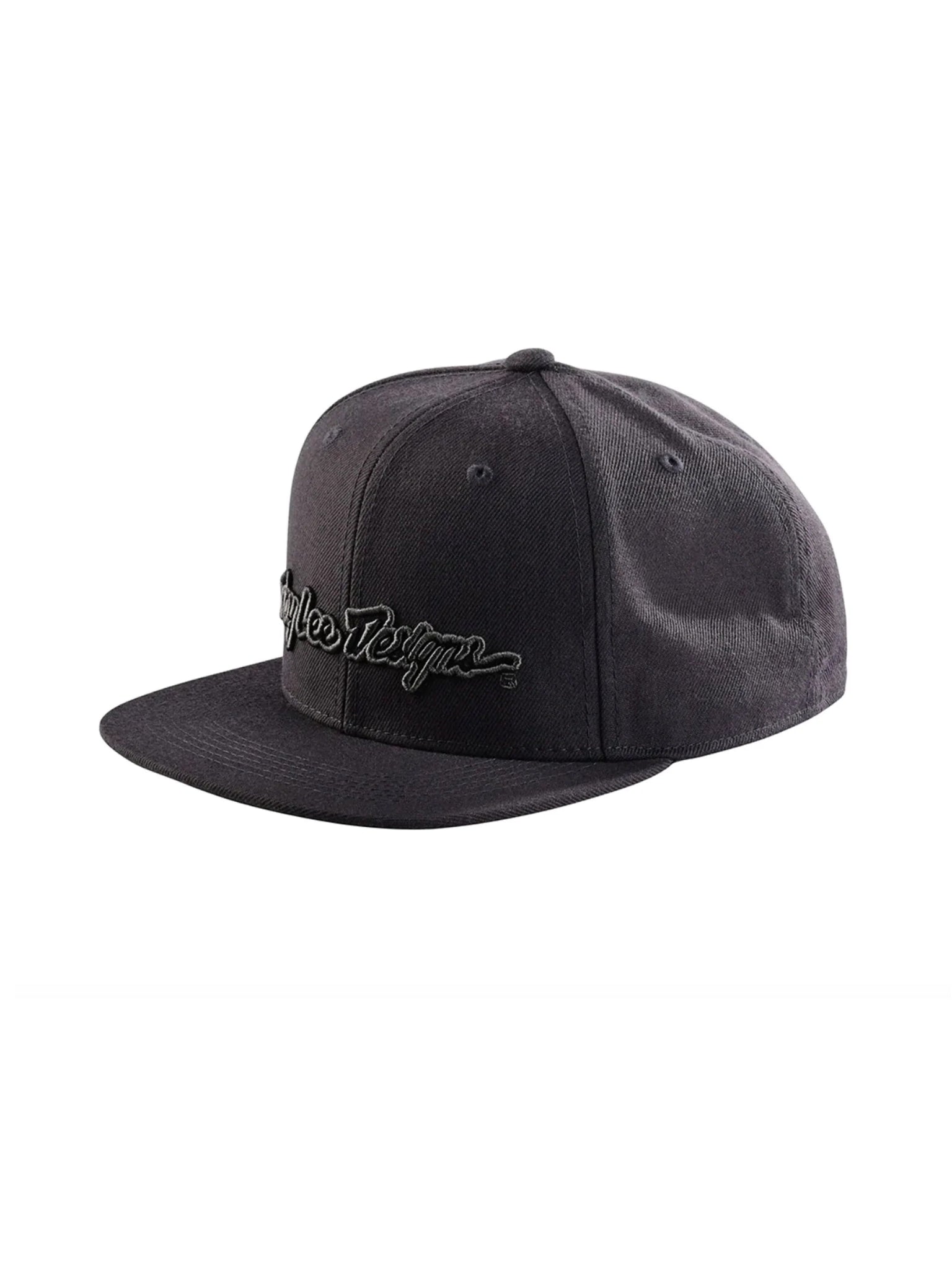 Troy Lee Designs Jockey Snapback Signature Gris / Gris Oscuro - procircuitcl