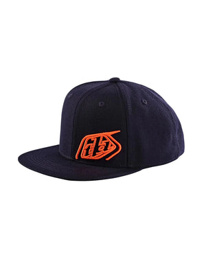 Troy Lee Designs Jockey Snapback Slice Azul / Naranjo - procircuitcl