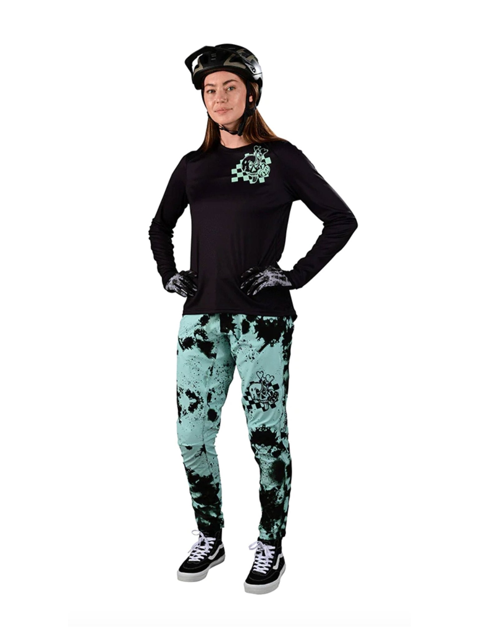 Troy Lee Designs Pantalones De Bicicleta Para Mujer Lilium Micayla Gatto Mist - procircuitcl