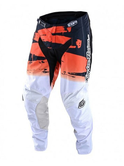 Troy Lee Designs Pantalones De Moto GP Brushed Team Azul Marino / Naranjo - procircuitcl