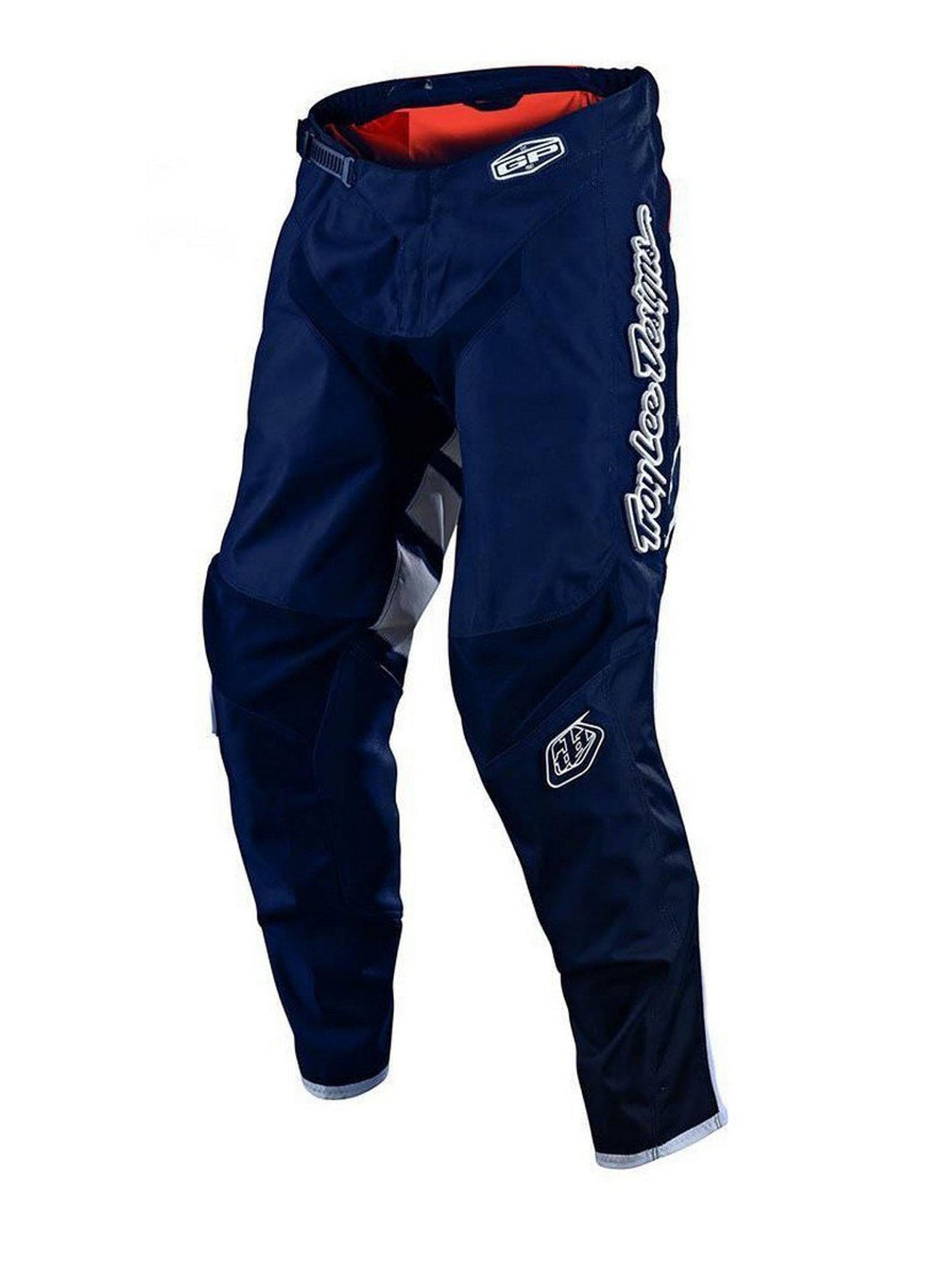 Troy Lee Designs Pantalones De Moto GP Drift Azul Marino / Naranjo - procircuitcl