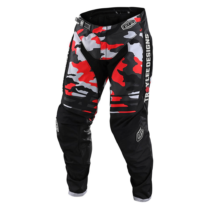 Troy Lee Designs Pantalones de Moto GP Formula Camo Rojo - procircuitcl