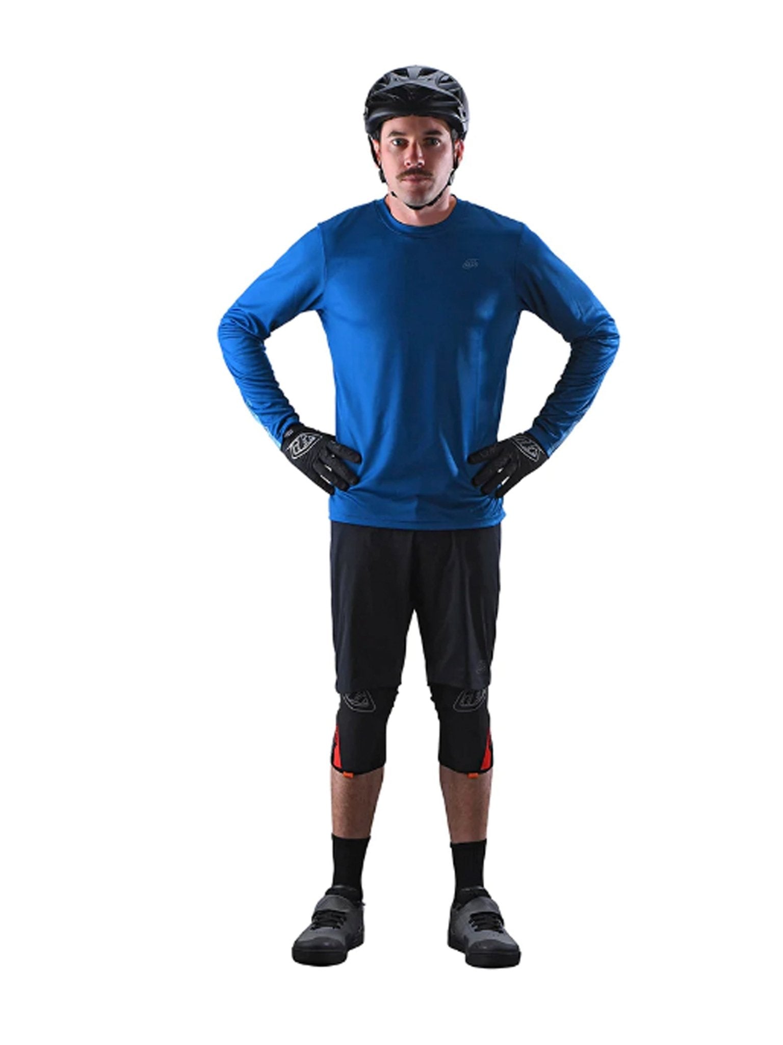 Troy Lee Designs Polera de bicicleta flowline LS azul - procircuitcl