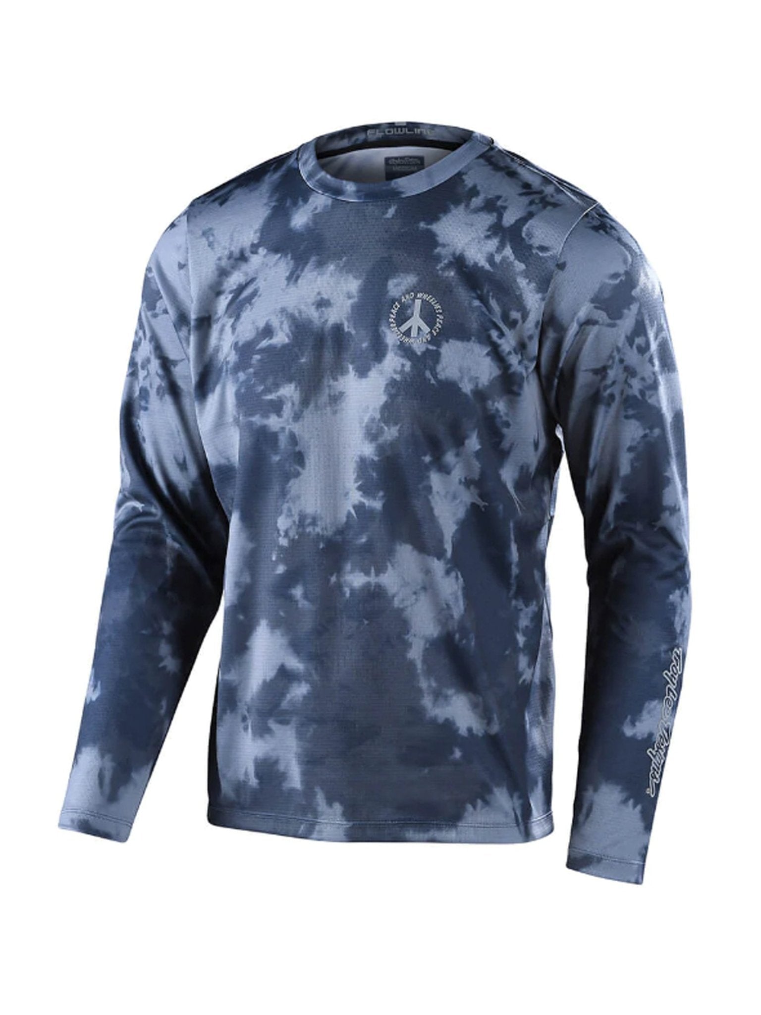 Troy Lee Designs Polera de bicicleta flowline LS rplot gris - procircuitcl