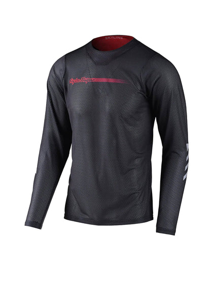 Troy Lee Designs Polera De Bicicleta Skyline Air LS Channel Carbon - procircuitcl