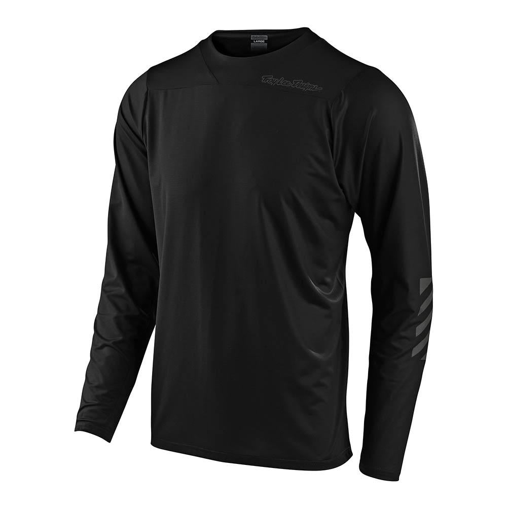 Troy Lee Designs Polera de Bicicleta Skyline Ls Solid Negro - procircuitcl