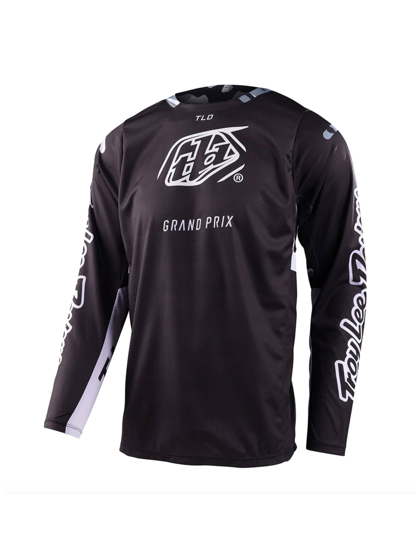 Troy Lee Designs Polera de Moto GP Pro Blends Camo Negro / Blanco - procircuitcl