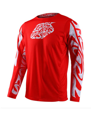 Troy Lee Designs Polera de Moto GP Pro Hazy Friday Rojo / Blanco - procircuitcl