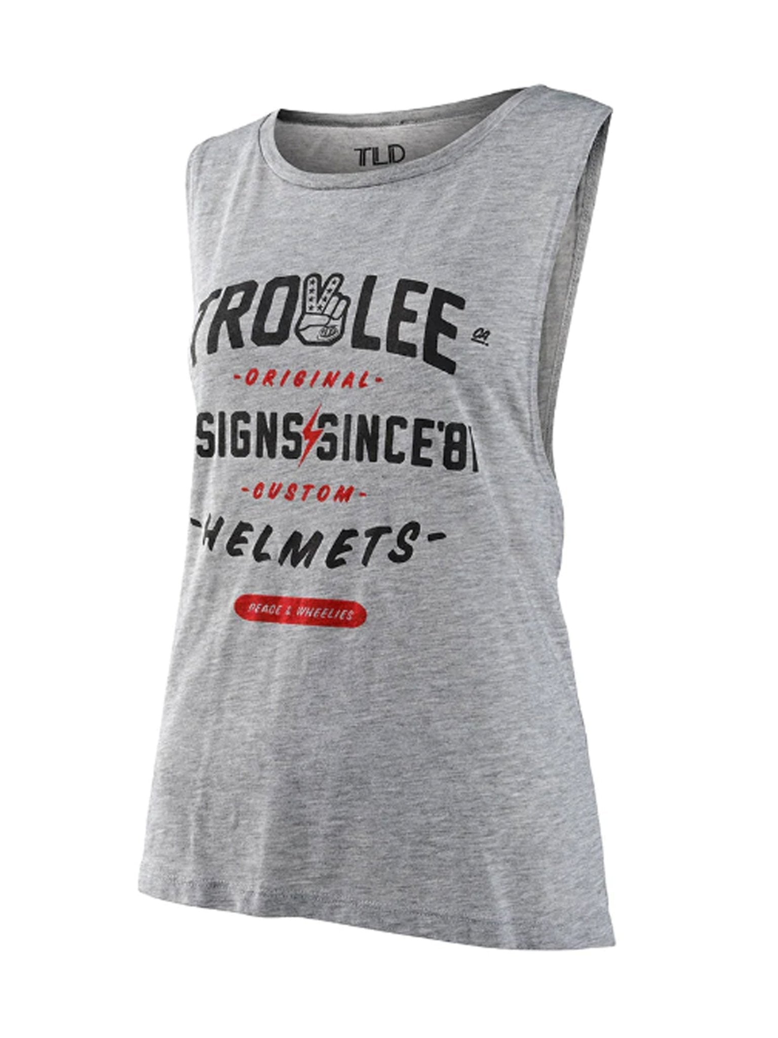 Troy Lee Designs Polera de Mujer Lifestyle Roll Out Gris - procircuitcl
