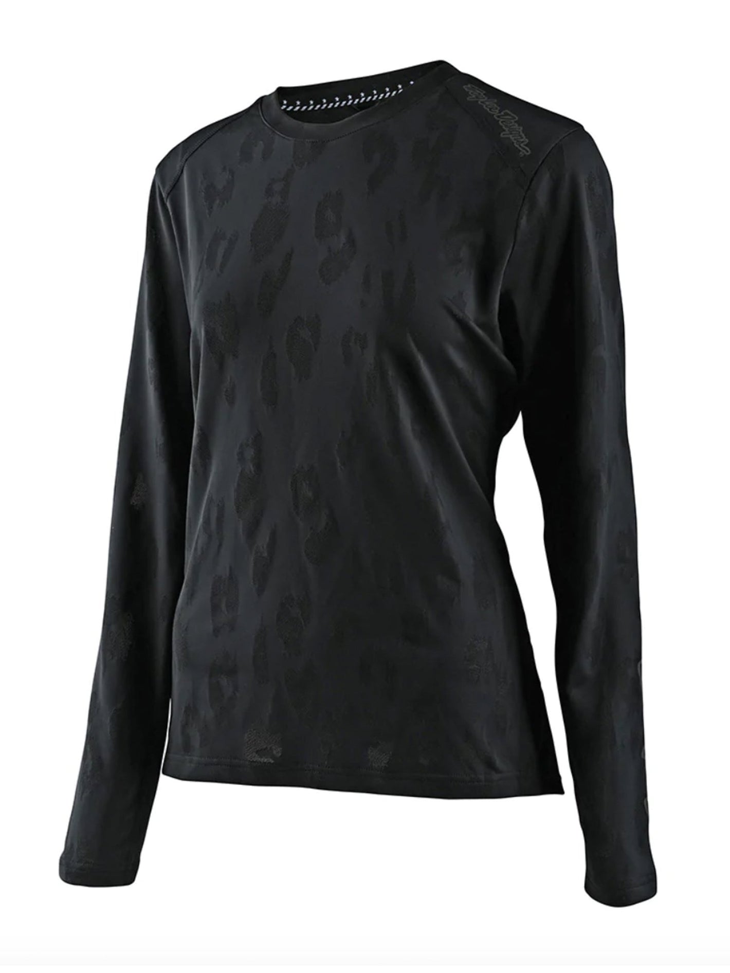 Troy Lee Designs Polera De Mujer Lilium LS Jacquard Negra - procircuitcl