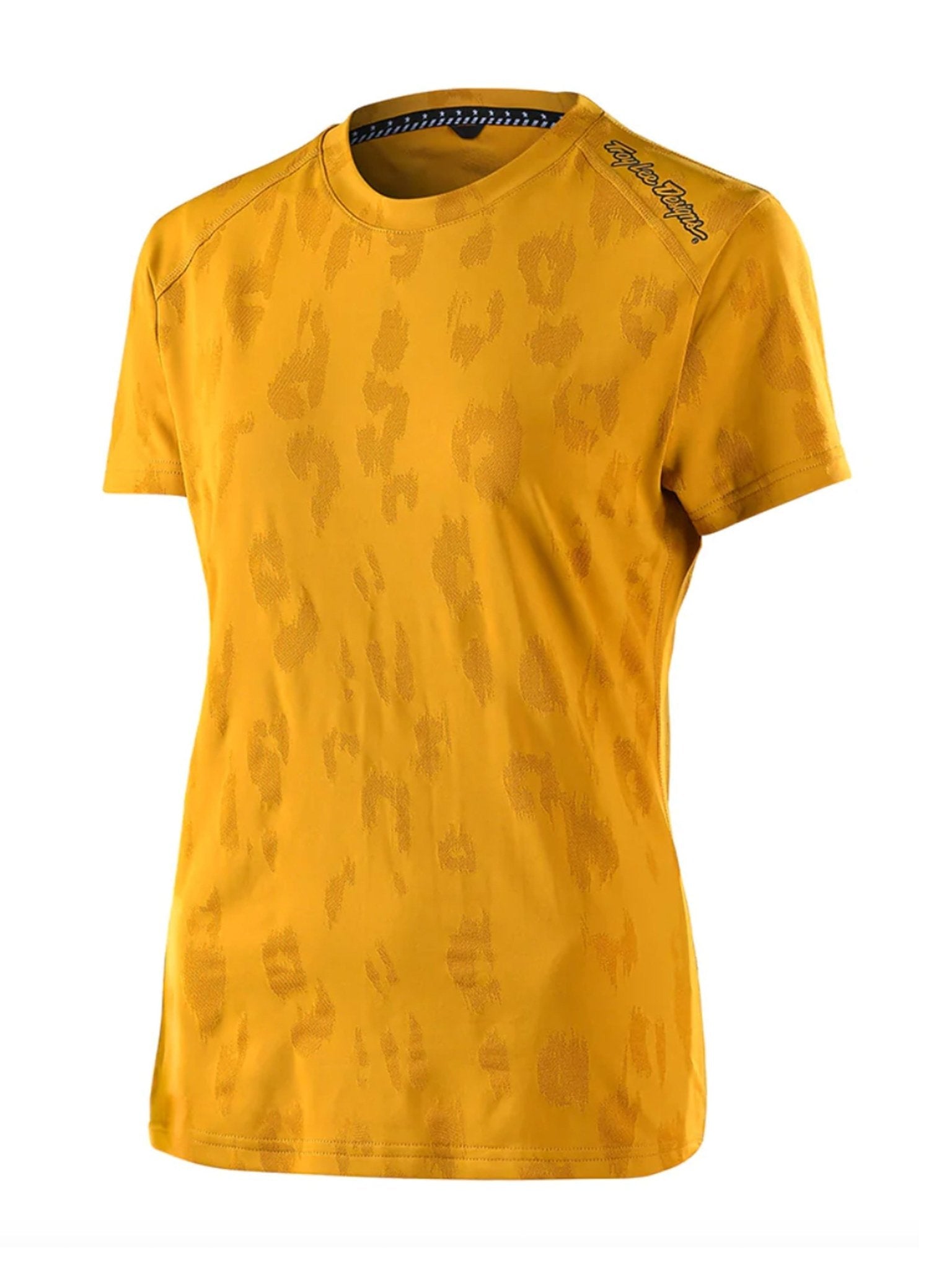 Troy Lee Designs Polera De Mujer Lilium SS Jacquard Amarilla - procircuitcl