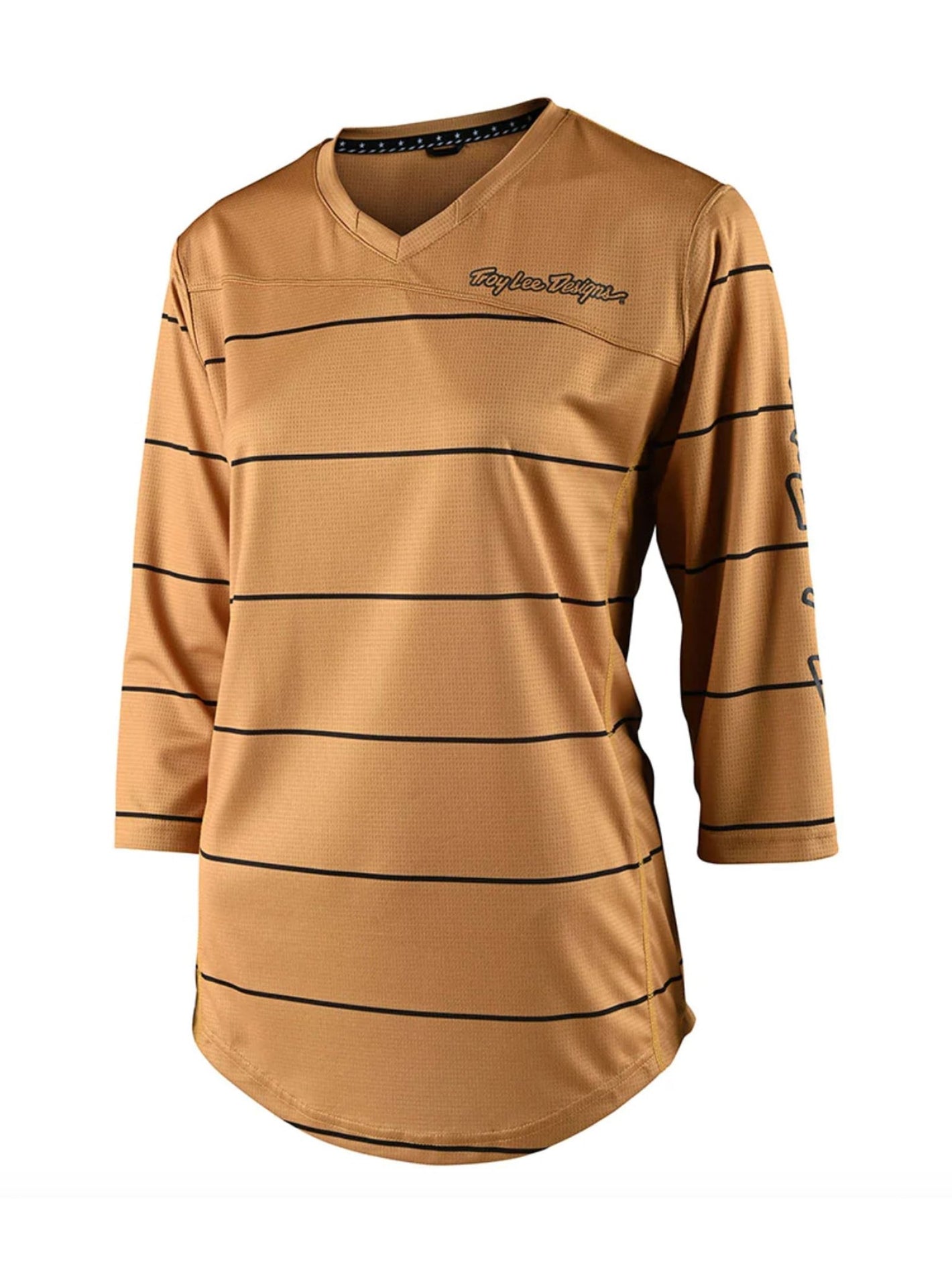 Troy Lee Designs Polera De Mujer Mischief Pinstripe Amarilla - procircuitcl