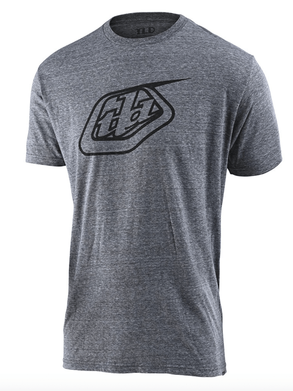 Troy Lee Designs Polera Logo Vintage Gray Snow - procircuitcl
