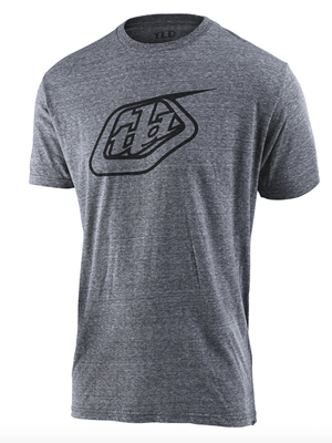 Troy Lee Designs Polera Logo Vintage Gray Snow - procircuitcl