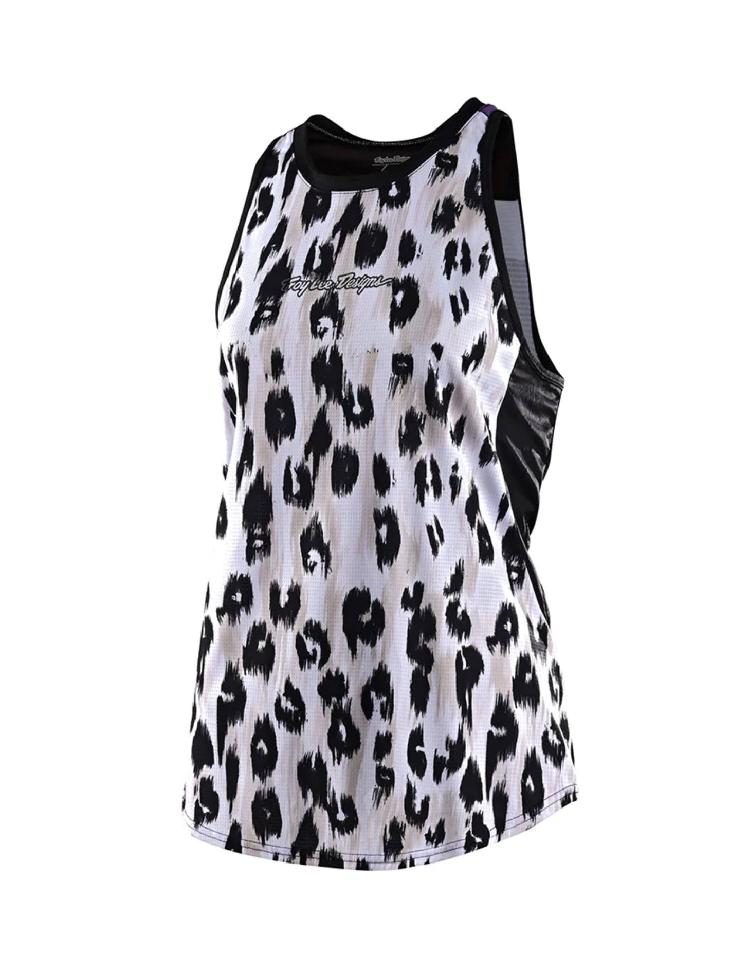 Troy Lee Designs Polera Luxe Sin Mangas Para Mujer Wild Cat Blanca - procircuitcl