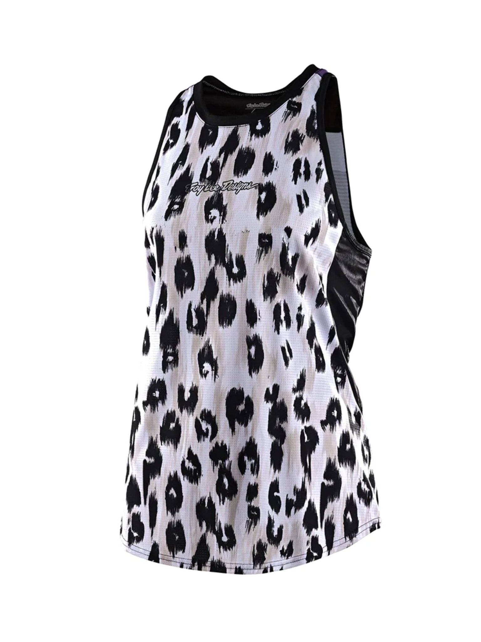 Troy Lee Designs Polera Luxe Sin Mangas Para Mujer Wild Cat Blanca - procircuitcl