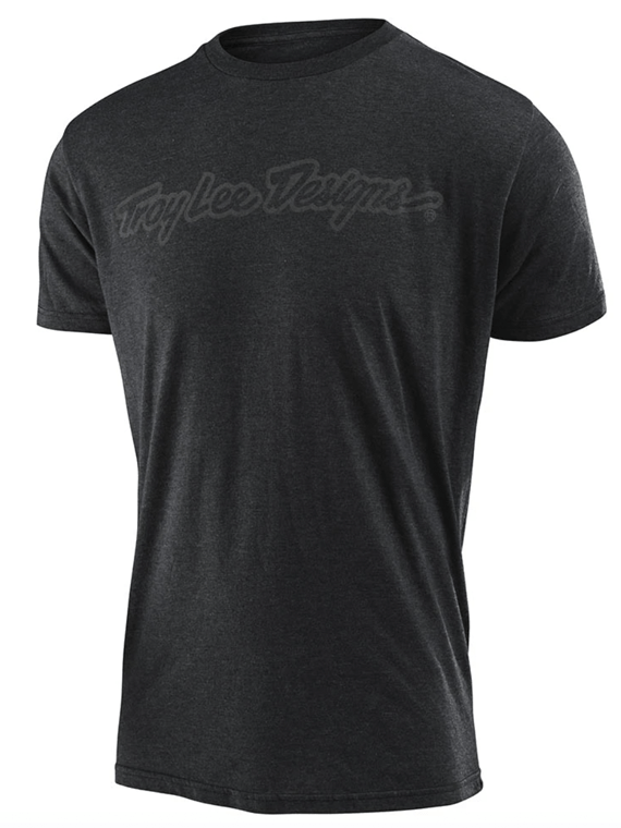 Troy Lee Designs Polera Signature Charcoal Heather - procircuitcl