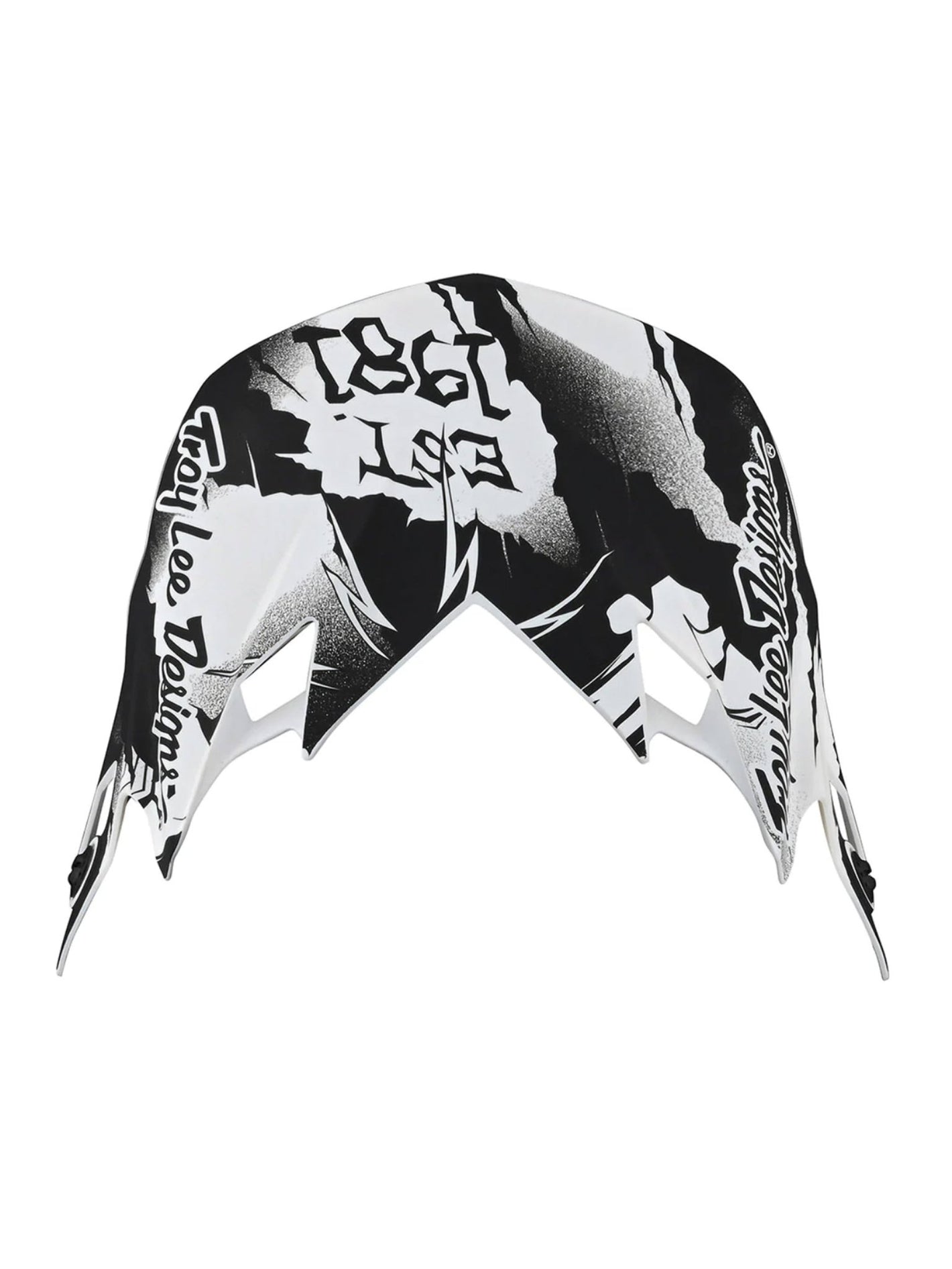 Troy Lee Designs Visera SE4 Strike Blanco / Negro - procircuitcl