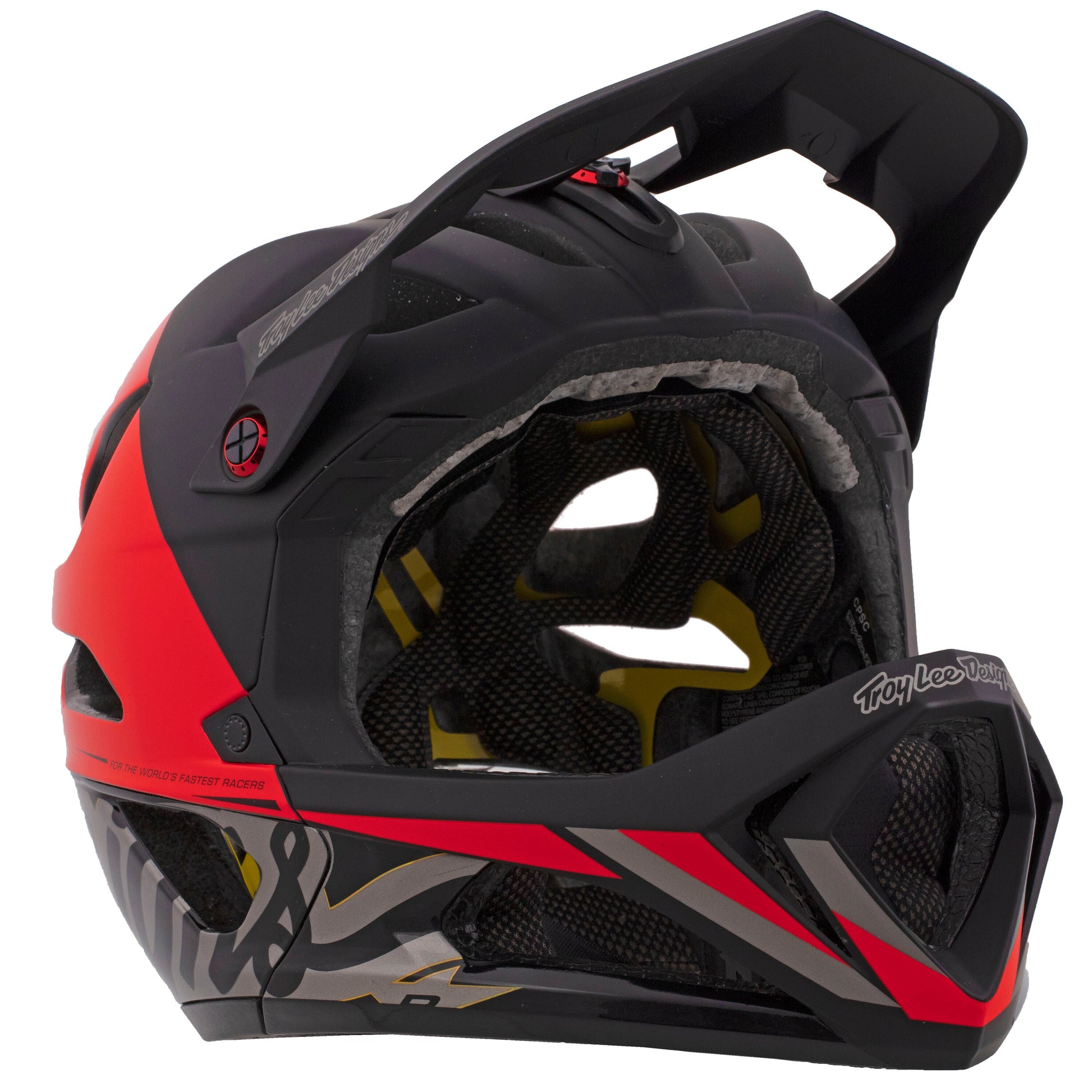 Troy Lee Designs Stage Casco de Bicicleta MIPS Nova glo Black/Red 2022-Rideshop